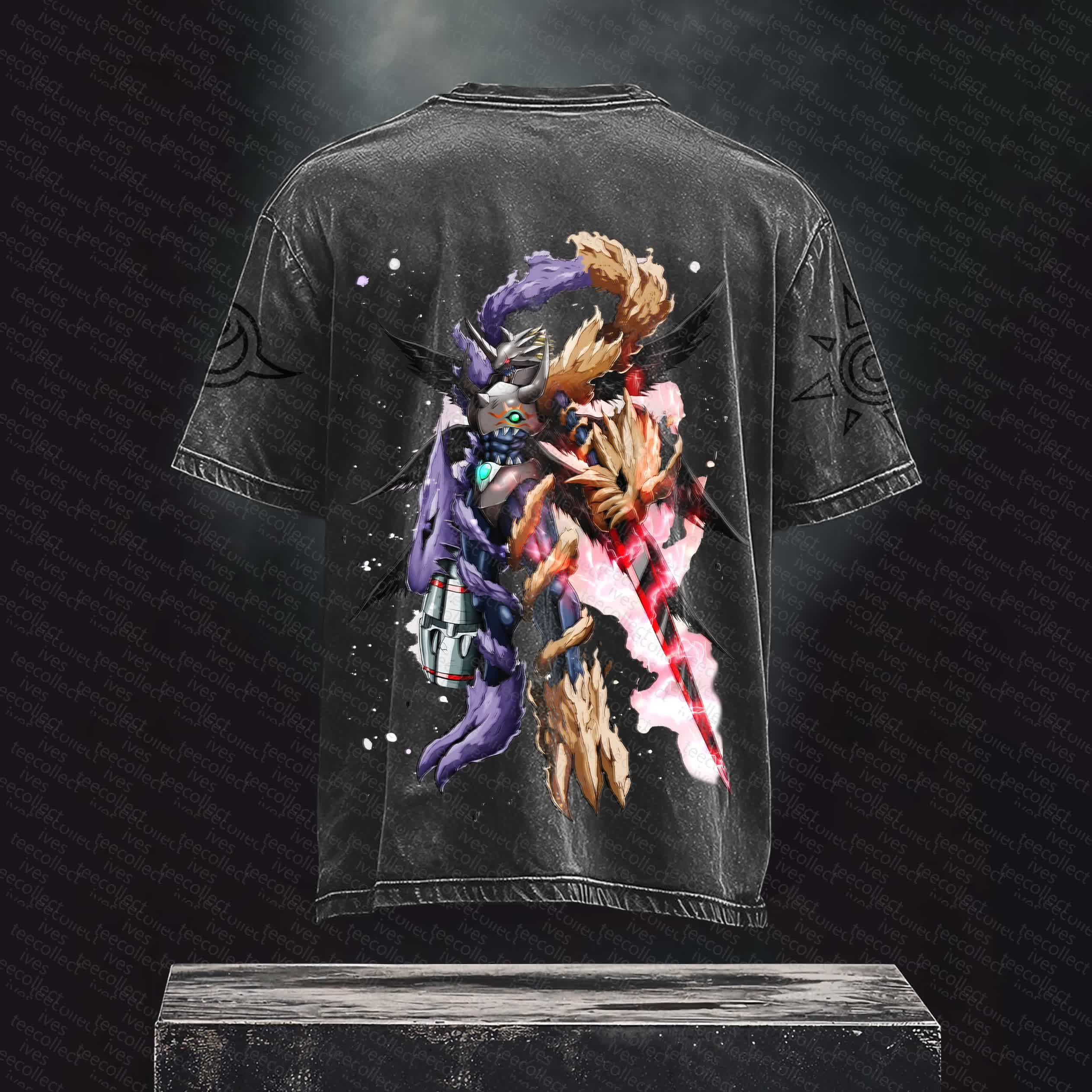 Unisex Anime Inspired Vintage T-Shirt丨 Digimon
