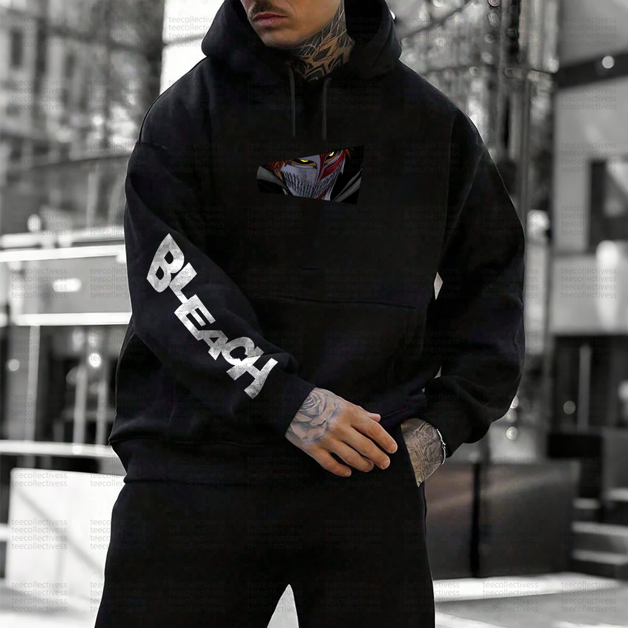 Unisex “Bleach” Anime Graphic Streetwear Vintage Hoodie