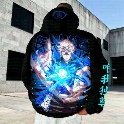 plus velvetUnisex Anime Graphic Streetwear Vintage Hoodie