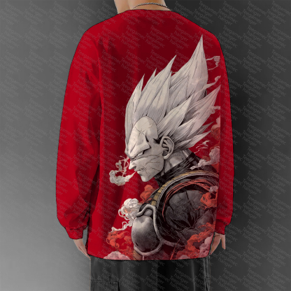 Unisex Anime Graphic Streetwear Vintage Long-Sleeved T-shirt