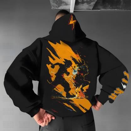 Unisex “Pokémon” Anime Graphic Streetwear Vintage Hoodie