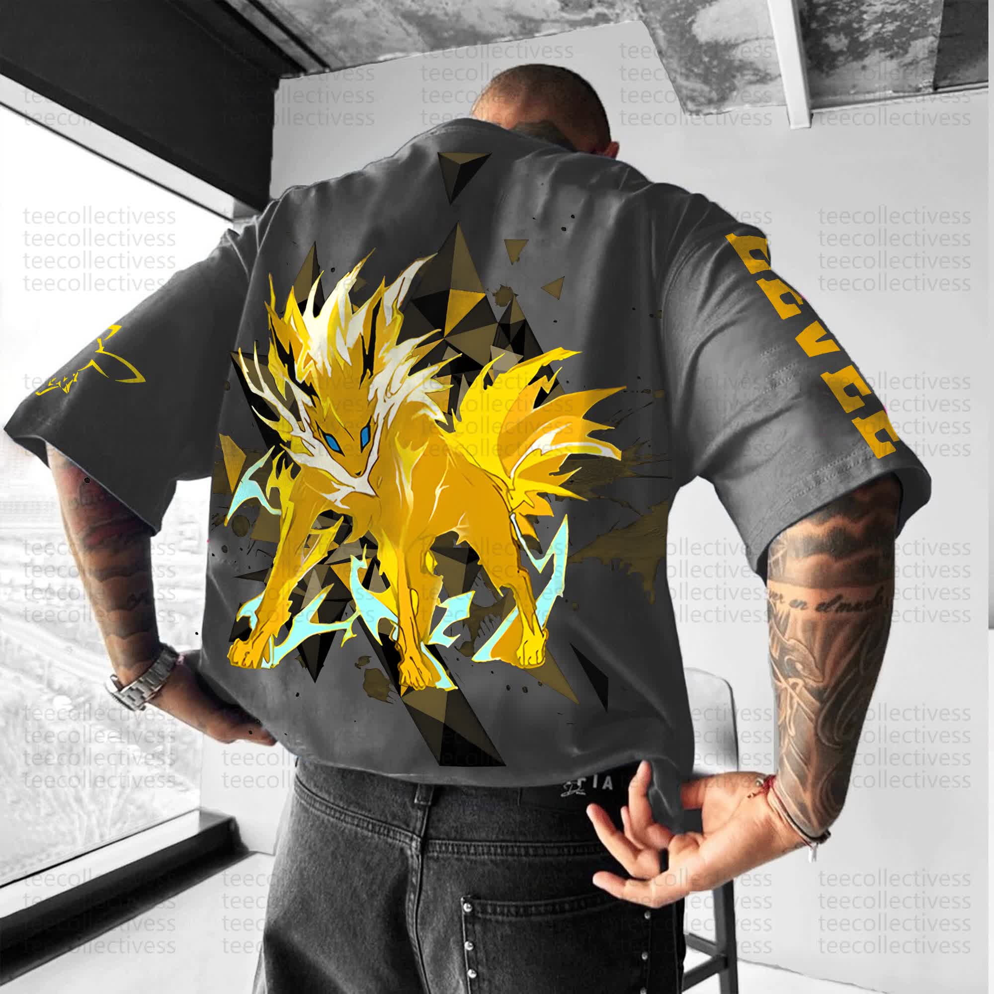 Unisex Anime Inspired Vintage T-Shirt丨Pokémon