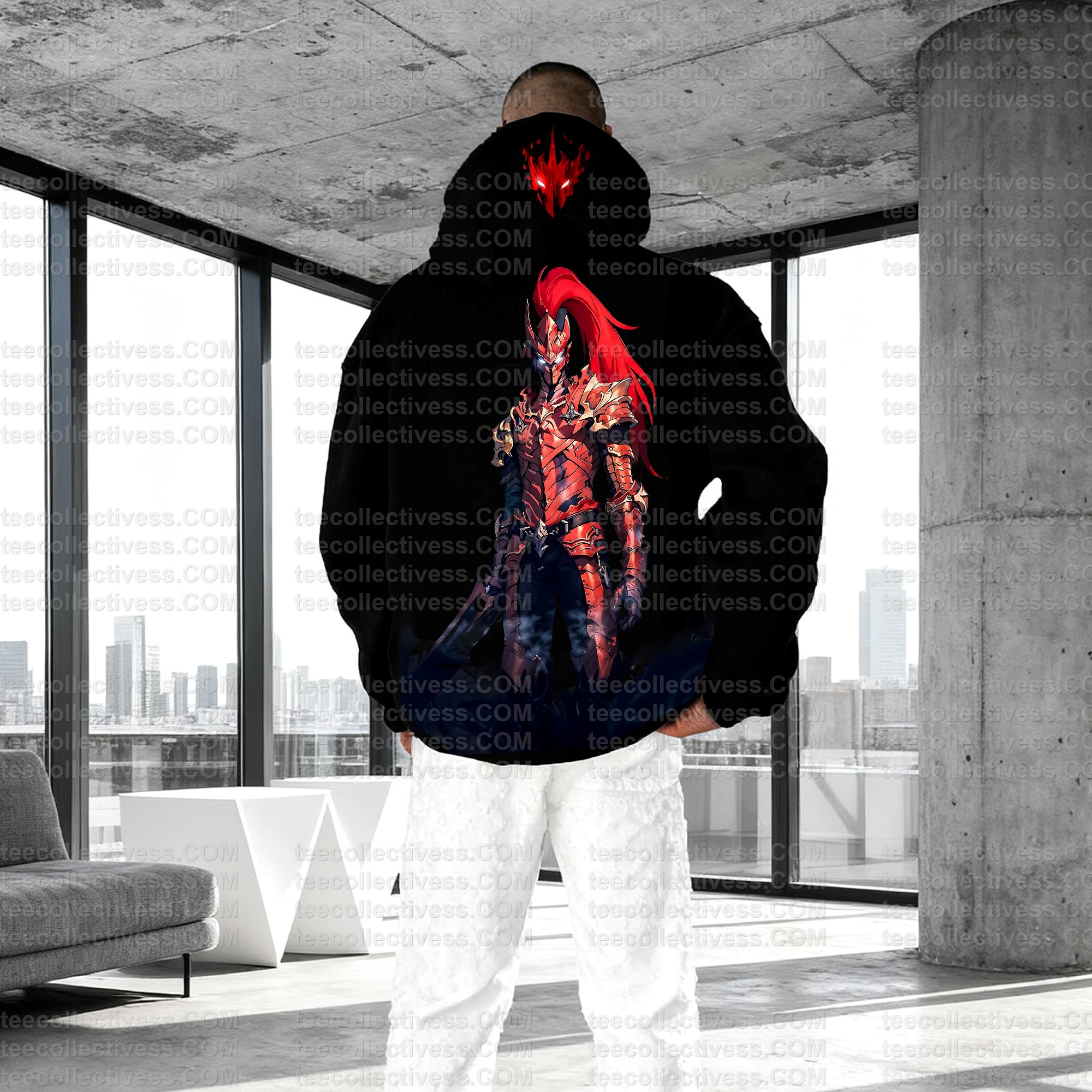 Unisex Anime Graphic Streetwear Wintage Plush Hoodie