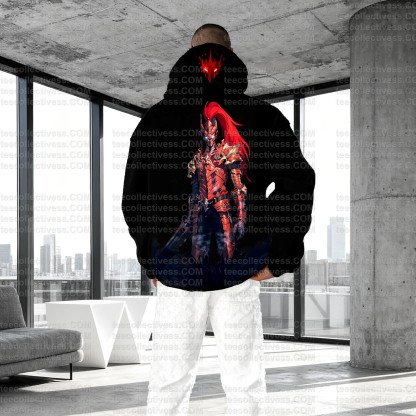 Unisex Anime Graphic Streetwear Wintage Plush Hoodie