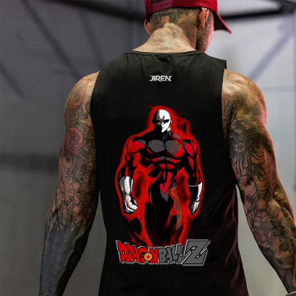 Casual Loose DB Printed Fitness Tank Top