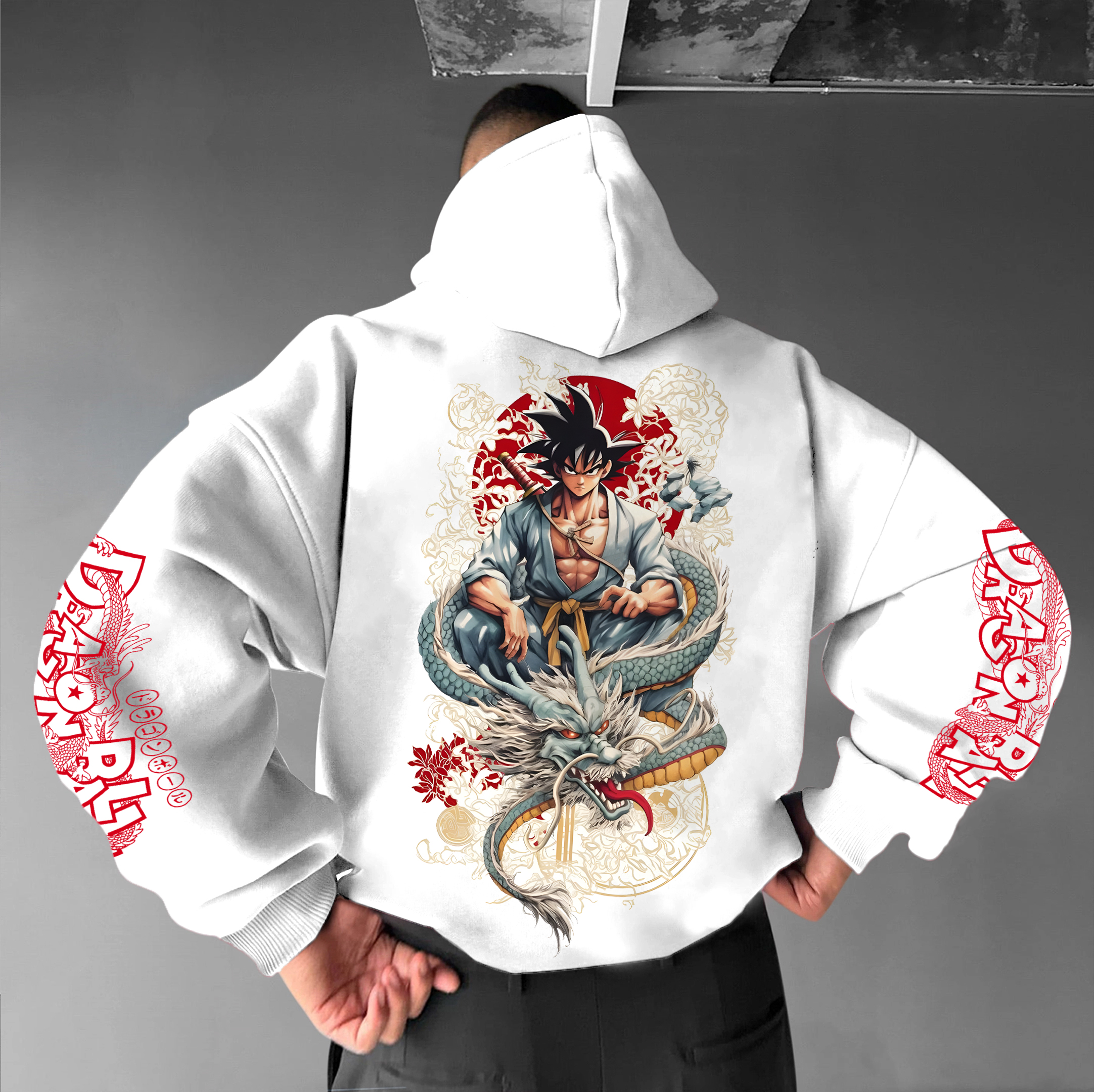 Unisex Anime Graphic Streetwear Vintage Hoodie