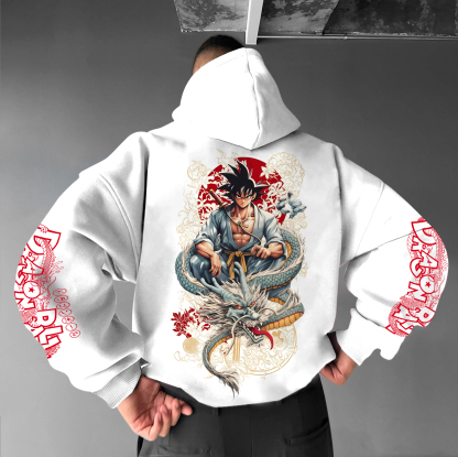 Unisex Anime Graphic Streetwear Vintage Hoodie