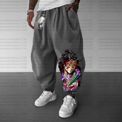 Unisex Anime Inspired Vintage Plush Pants