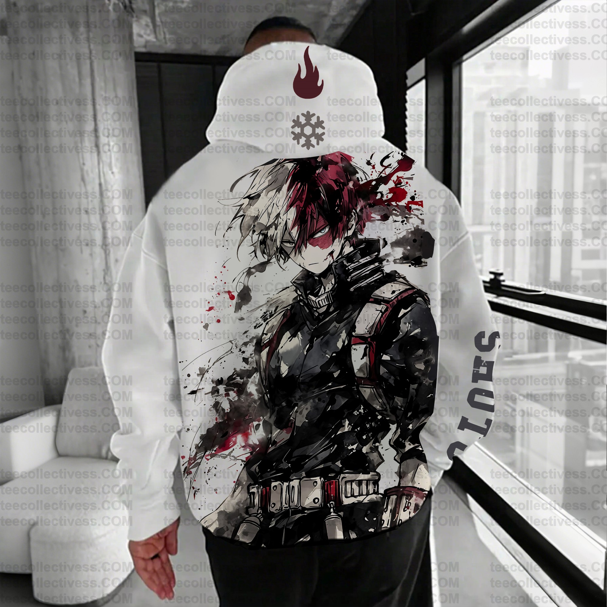 Unisex Anime Graphic Streetwear Vintage Plush Hoodie