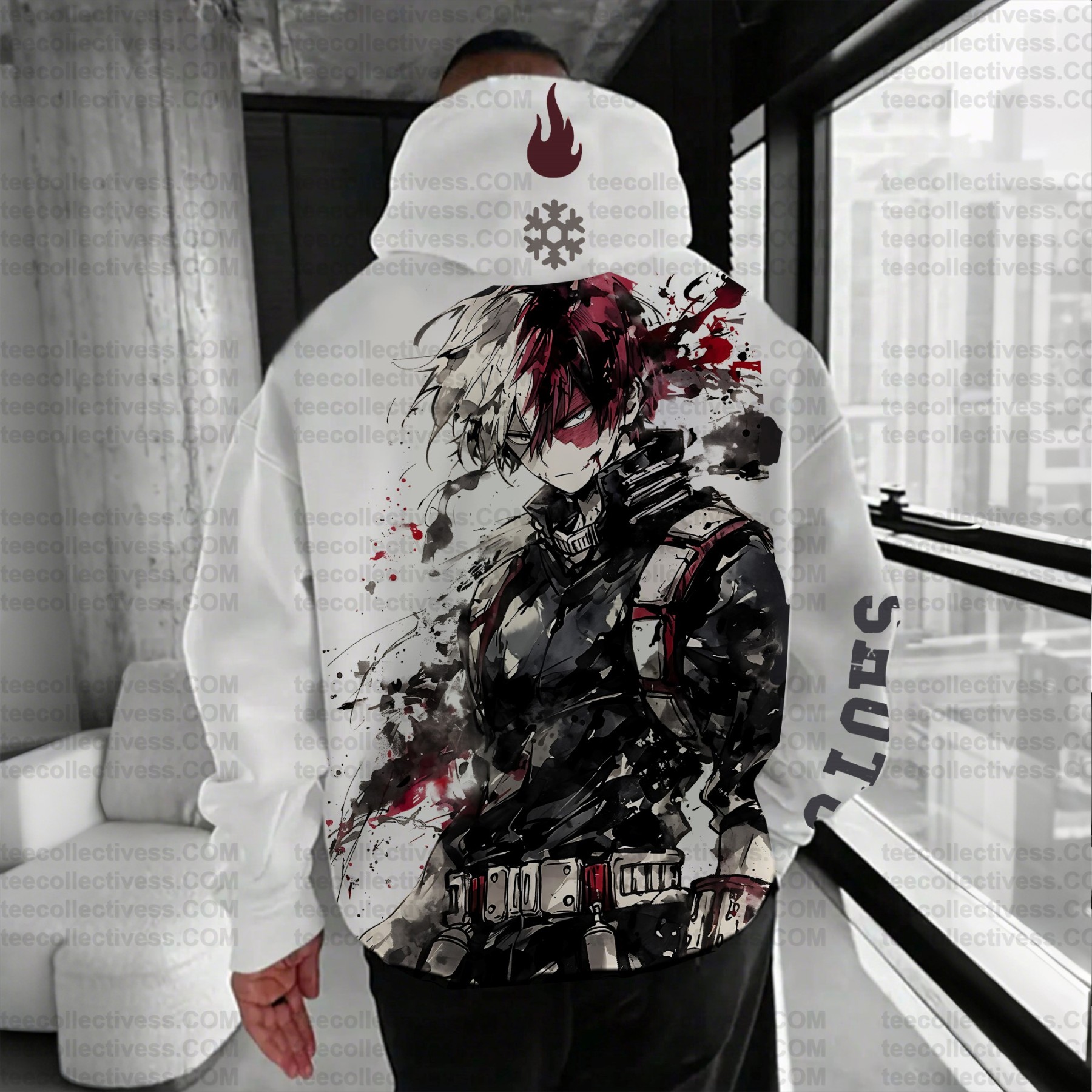 Unisex Anime Graphic Streetwear Vintage Plush Hoodie