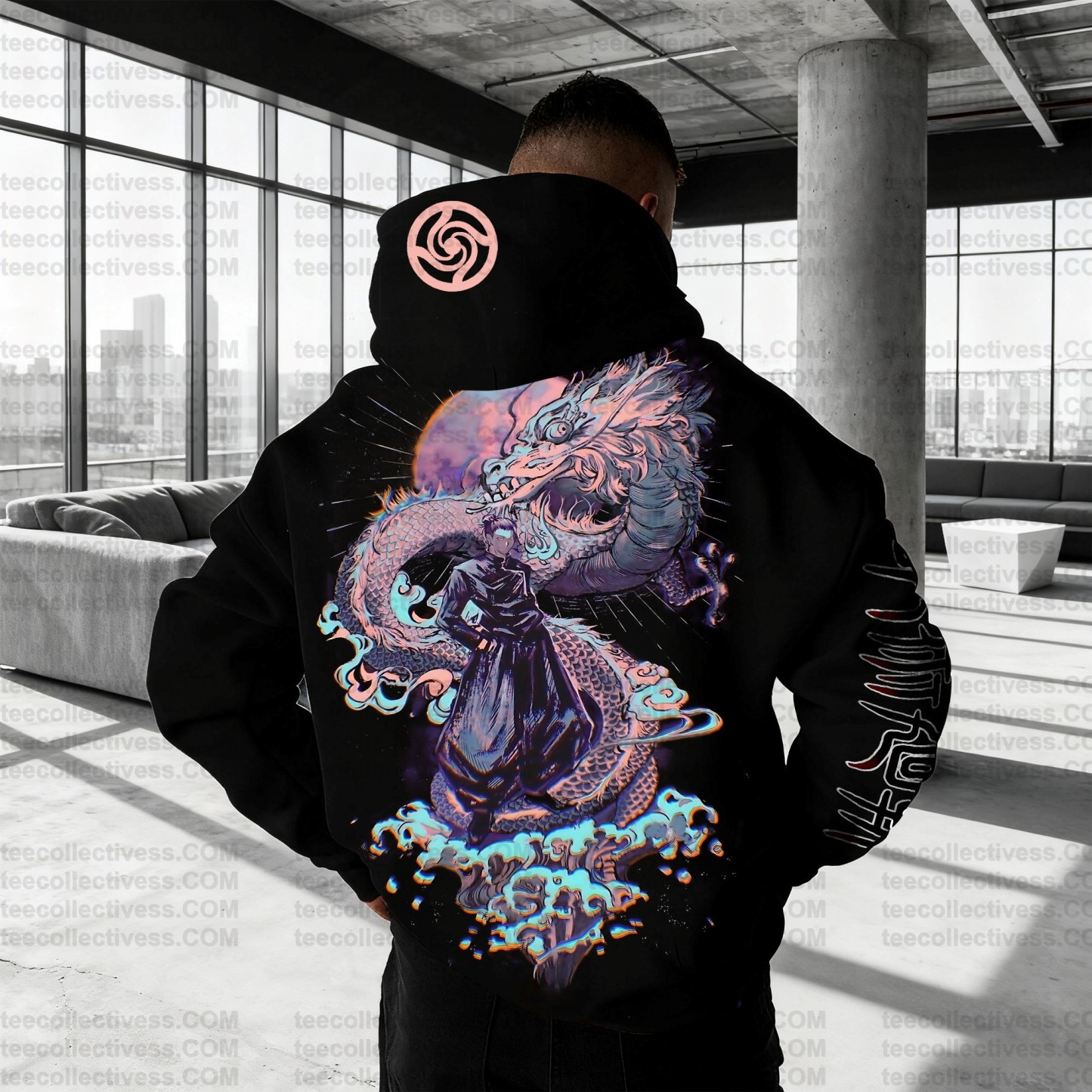 Unisex Anime Graphic Streetwear Vintage Hoodie丨Demon slayer