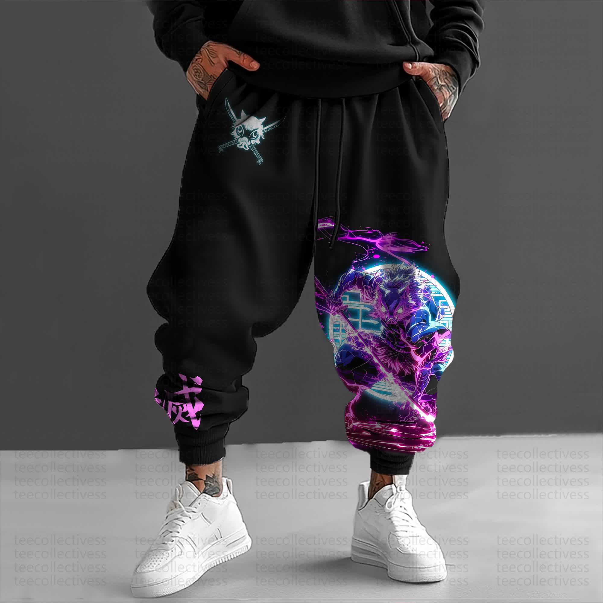 Unisex Anime Inspired Vintage Pants丨Demon Slayer