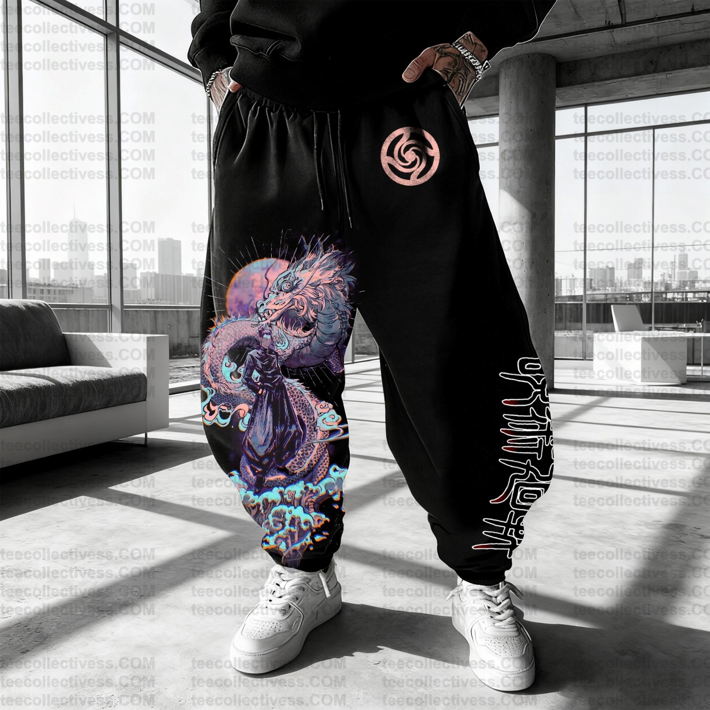 Unisex Casual Anime Streetwear Pants