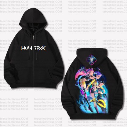 Unisex Graphic Streetwear Vintage Zipper Cardigan Plush Hoodie