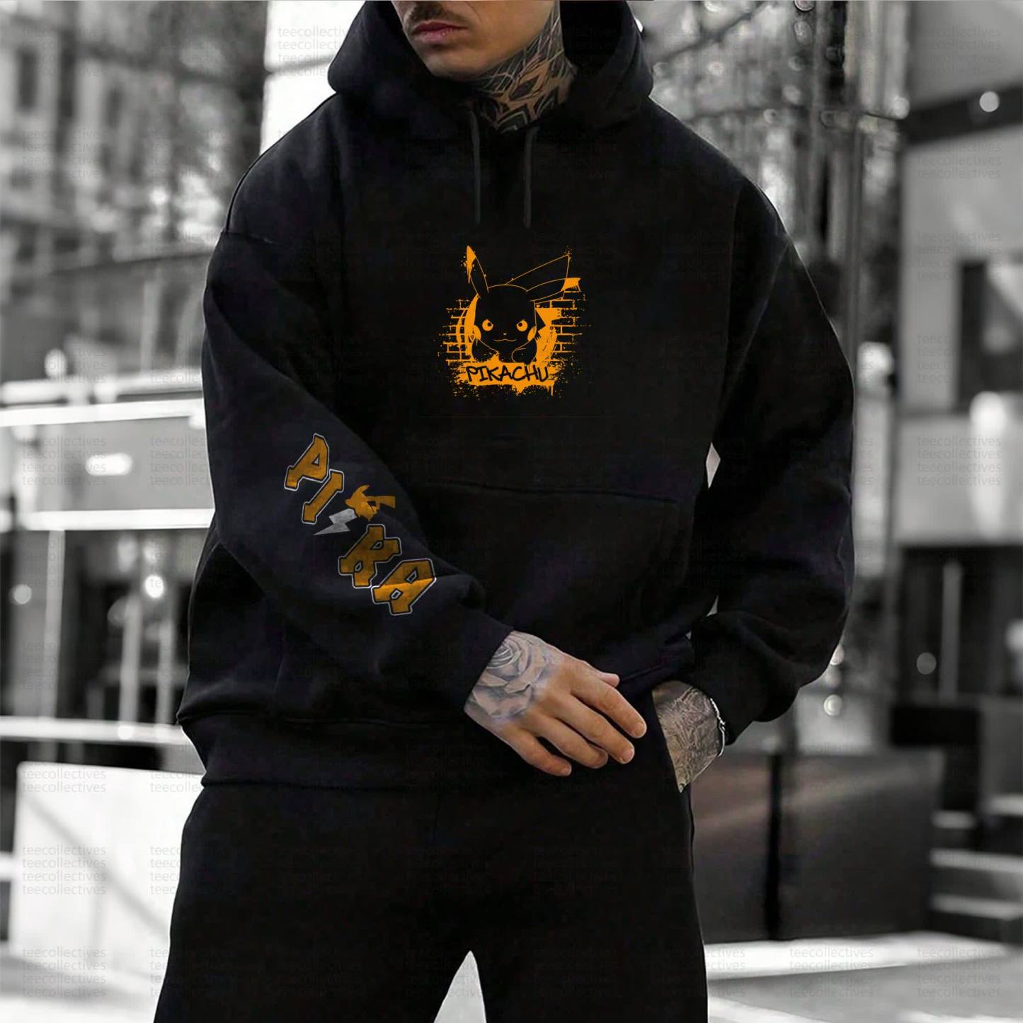 Unisex “Pokémon” Anime Graphic Streetwear Vintage Hoodie