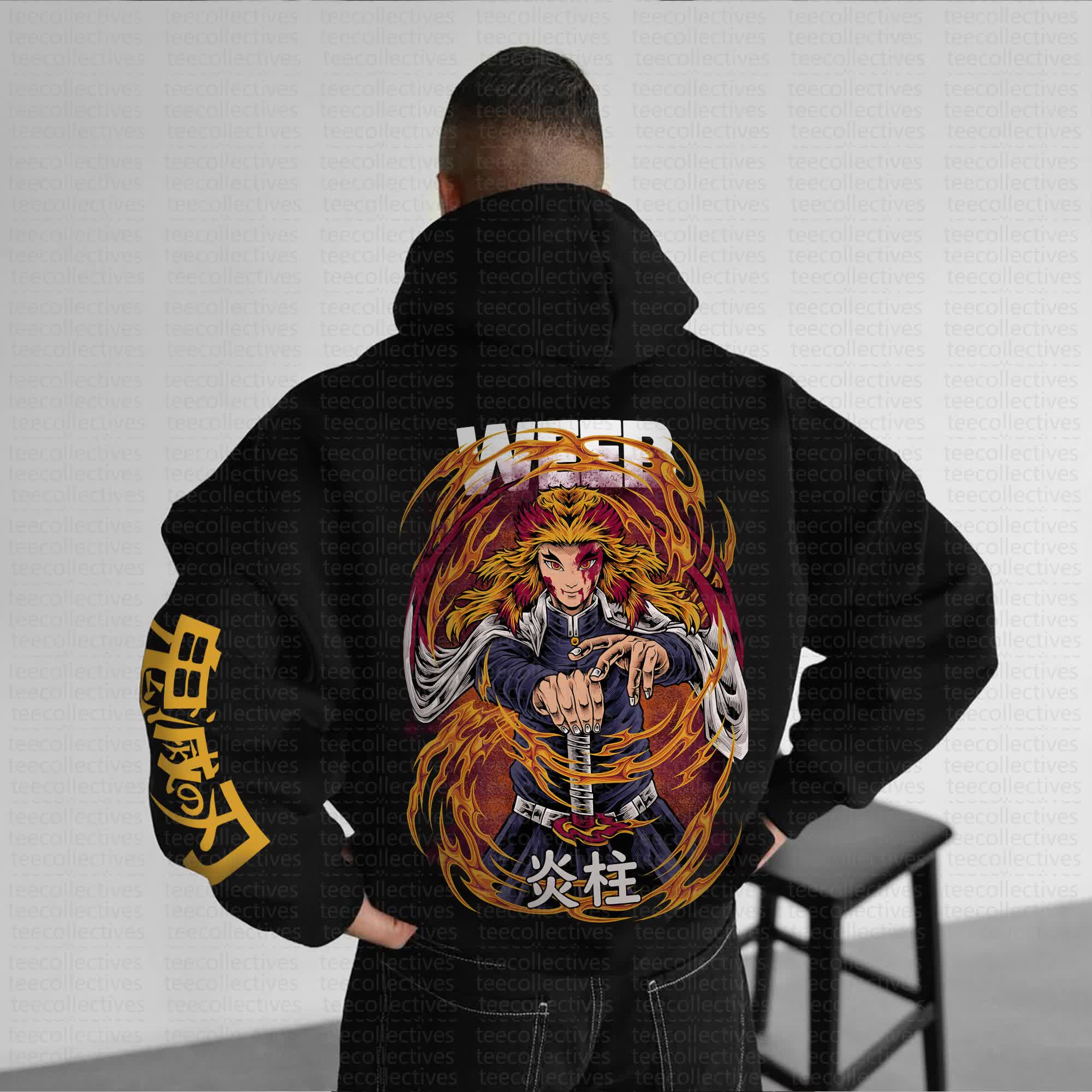 Unisex Anime Graphic Streetwear Vintage Hoodie丨Demon Slayer