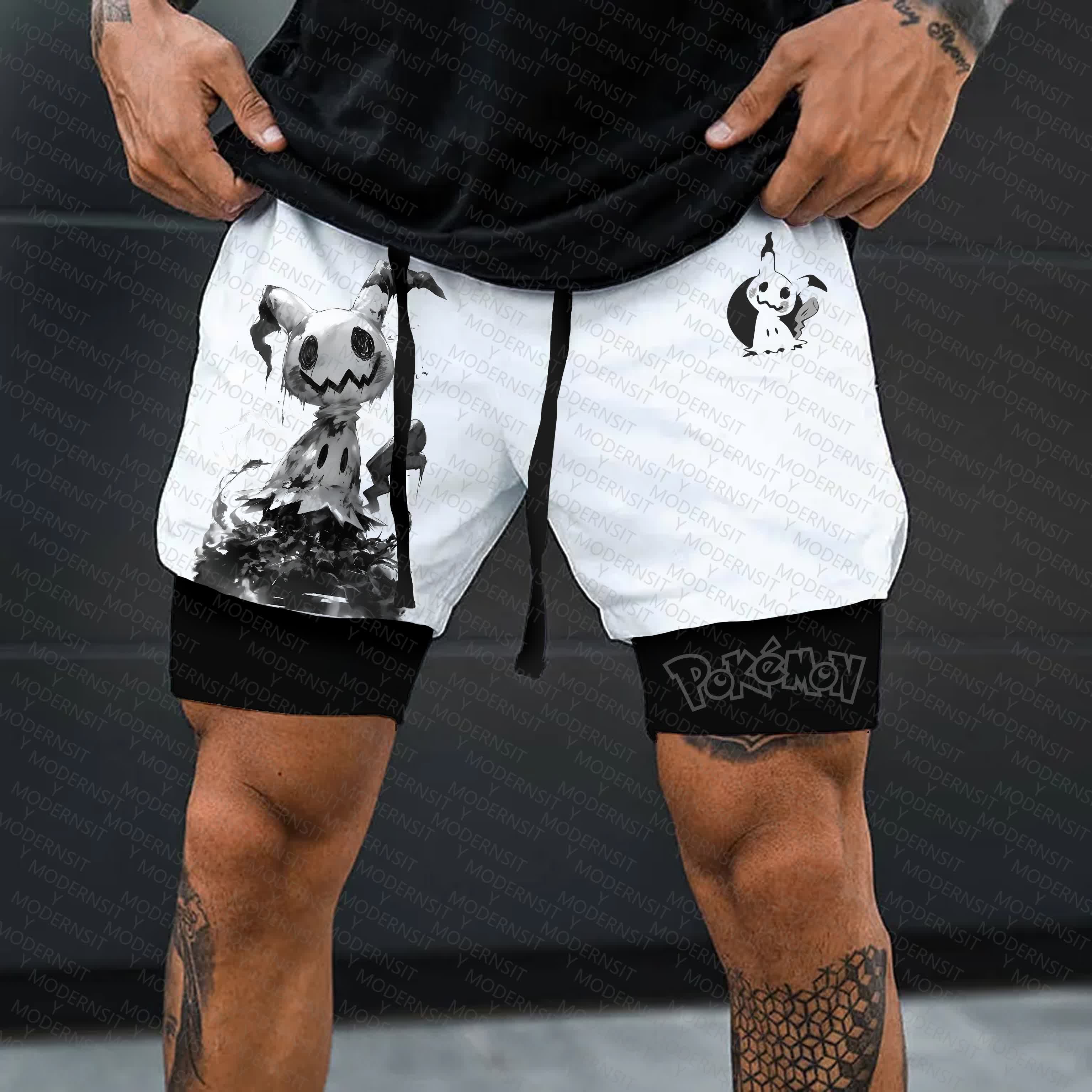 Unisex  “Pokémon” Casual Anime Streetwear Shorts