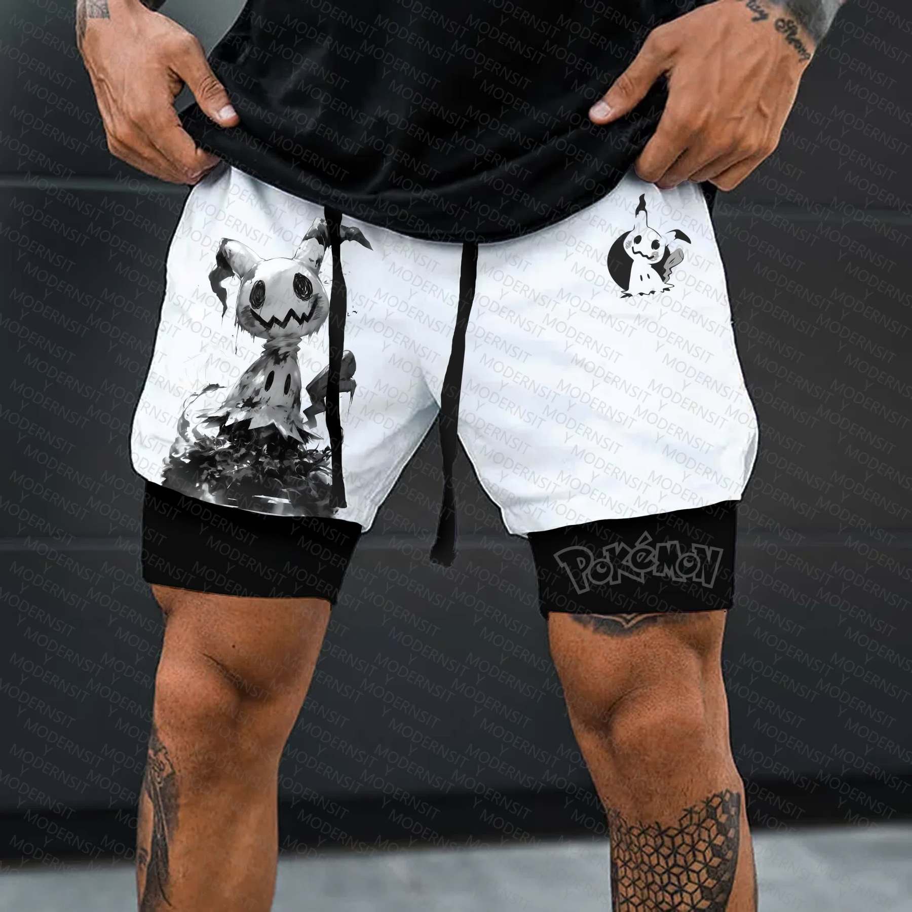 Unisex  “Pokémon” Casual Anime Streetwear Shorts