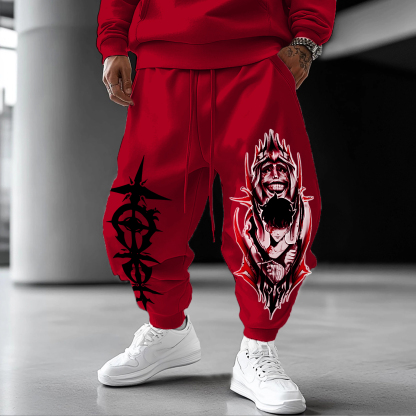 Unisex Casual Anime Streetwear Pants