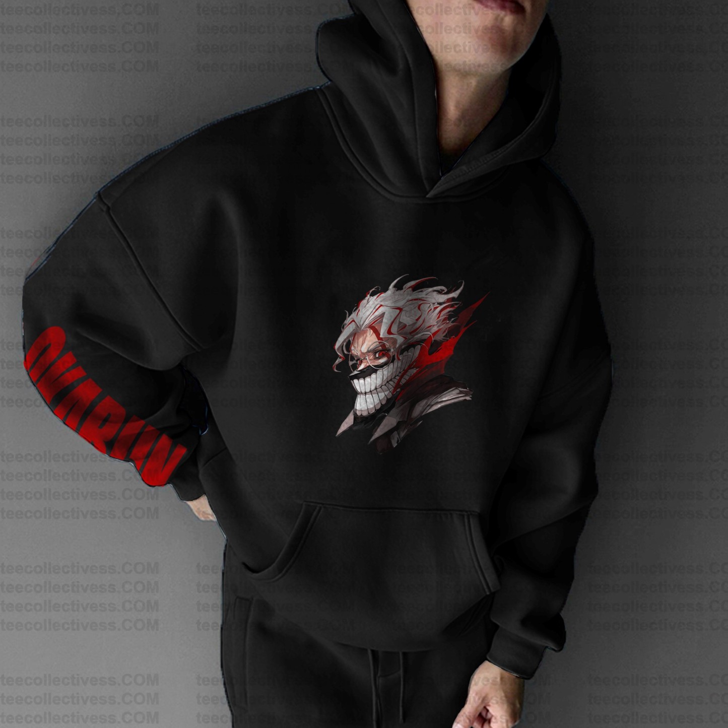 Unisex Anime Print  Casual Oversized Hoodie