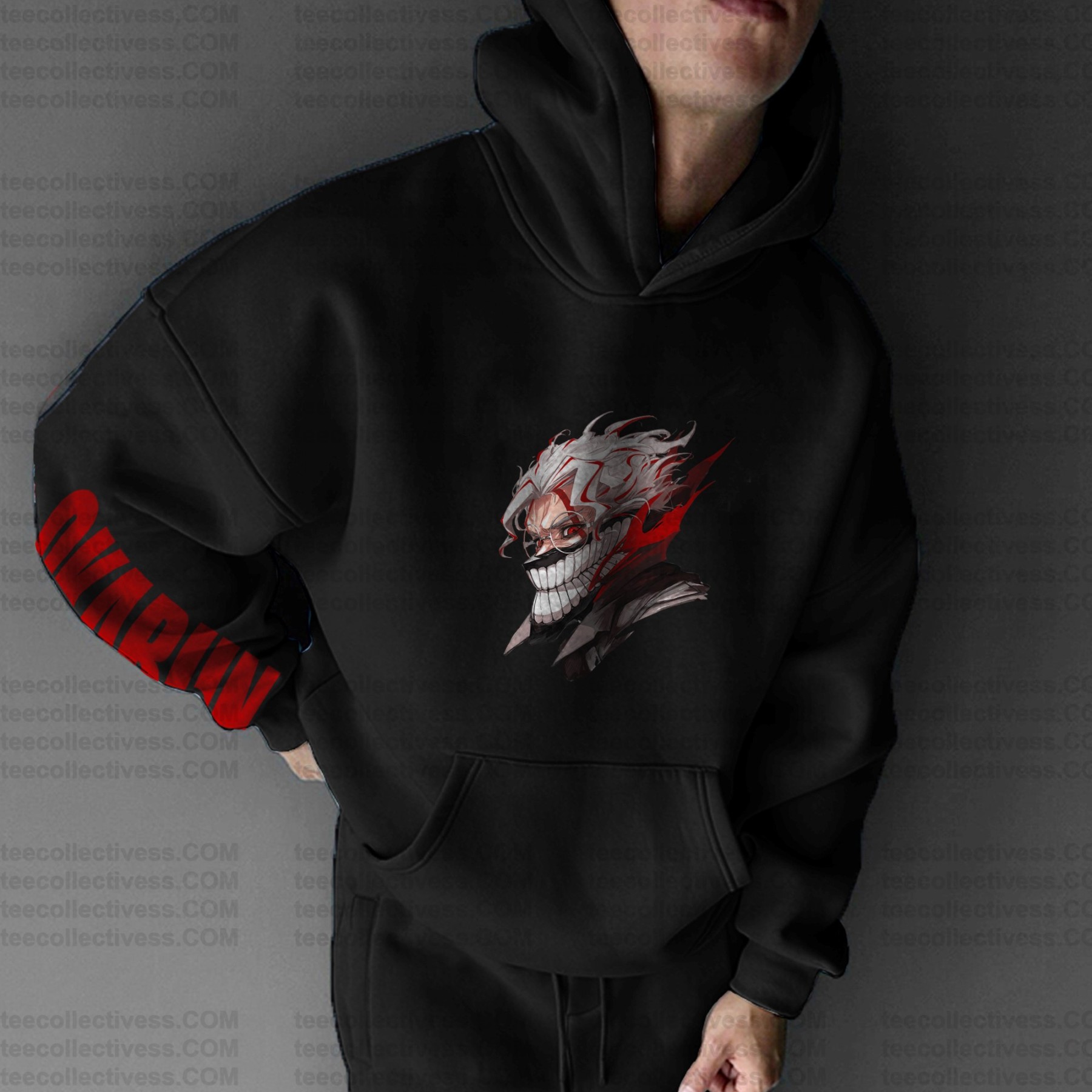 Unisex Anime Print  Casual Oversized Hoodie