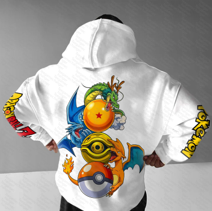 Unisex Graphic Streetwear Vintage Plush Hoodie