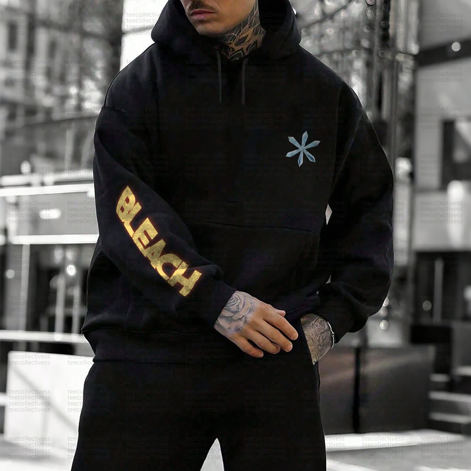 Unisex “Bleach” Anime Graphic Streetwear Vintage Hoodie