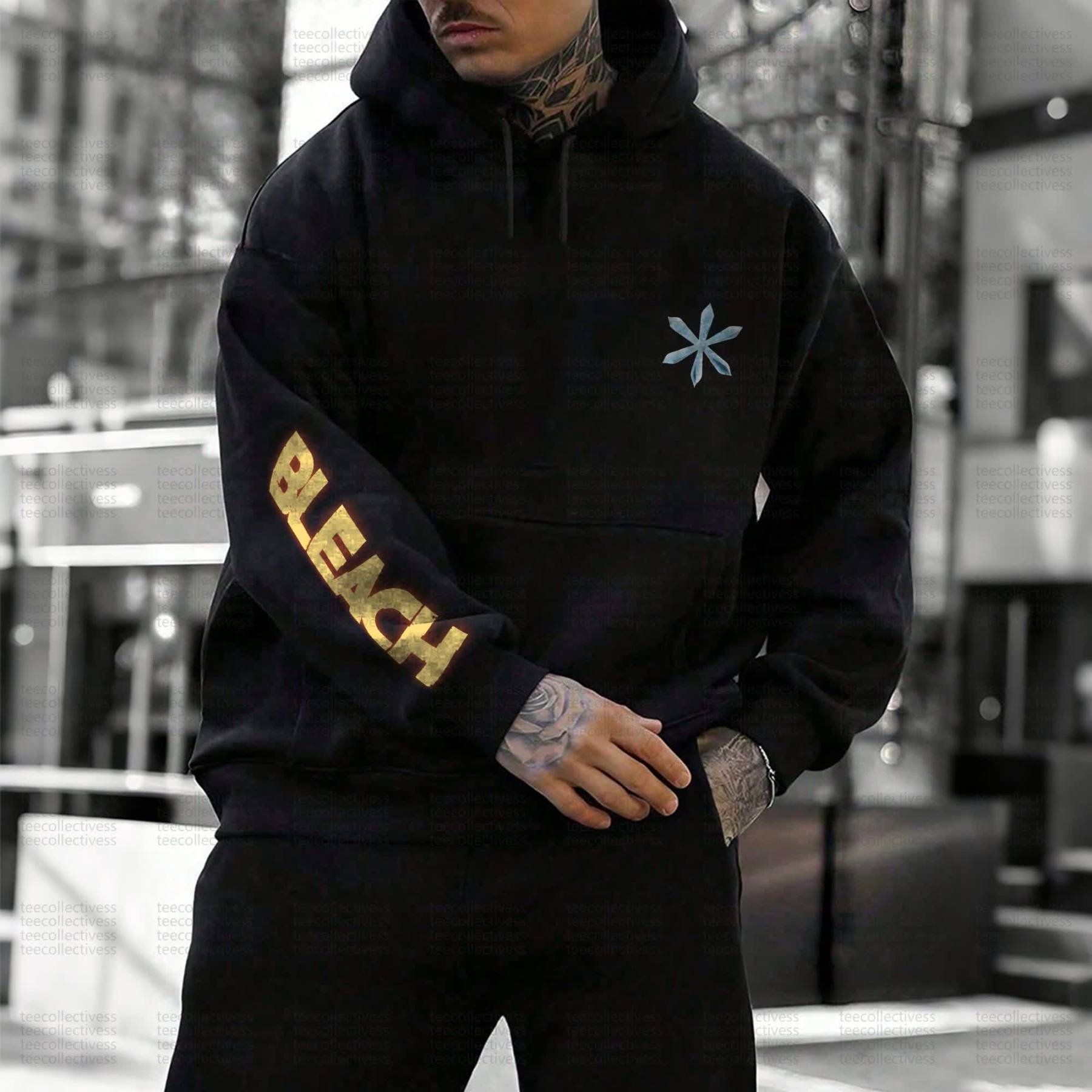 Unisex “Bleach” Anime Graphic Streetwear Vintage Hoodie