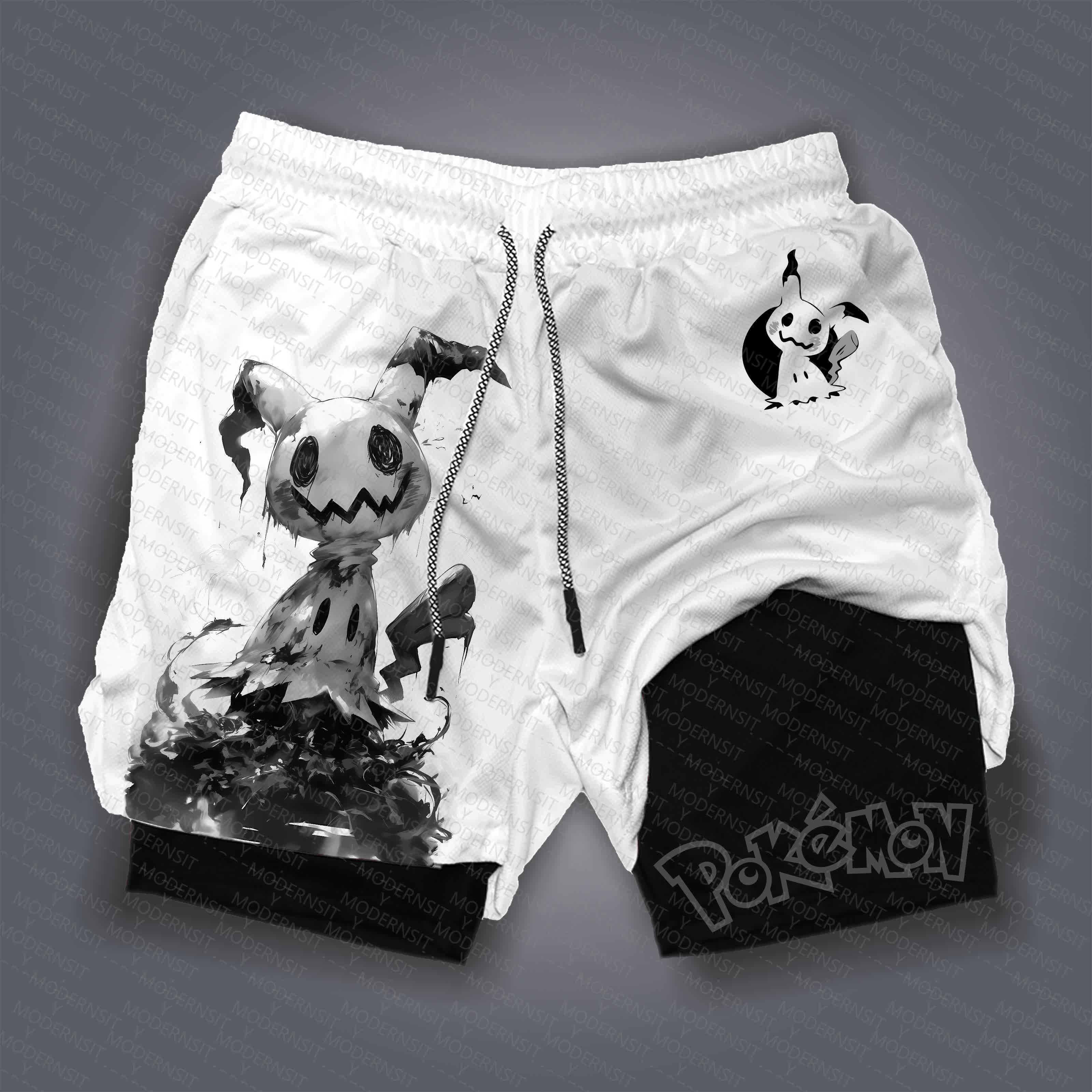 Unisex  “Pokémon” Casual Anime Streetwear Shorts