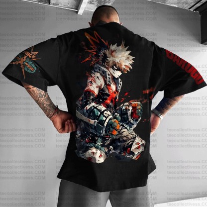 Unisex Anime Inspired Vintage T-Shirt