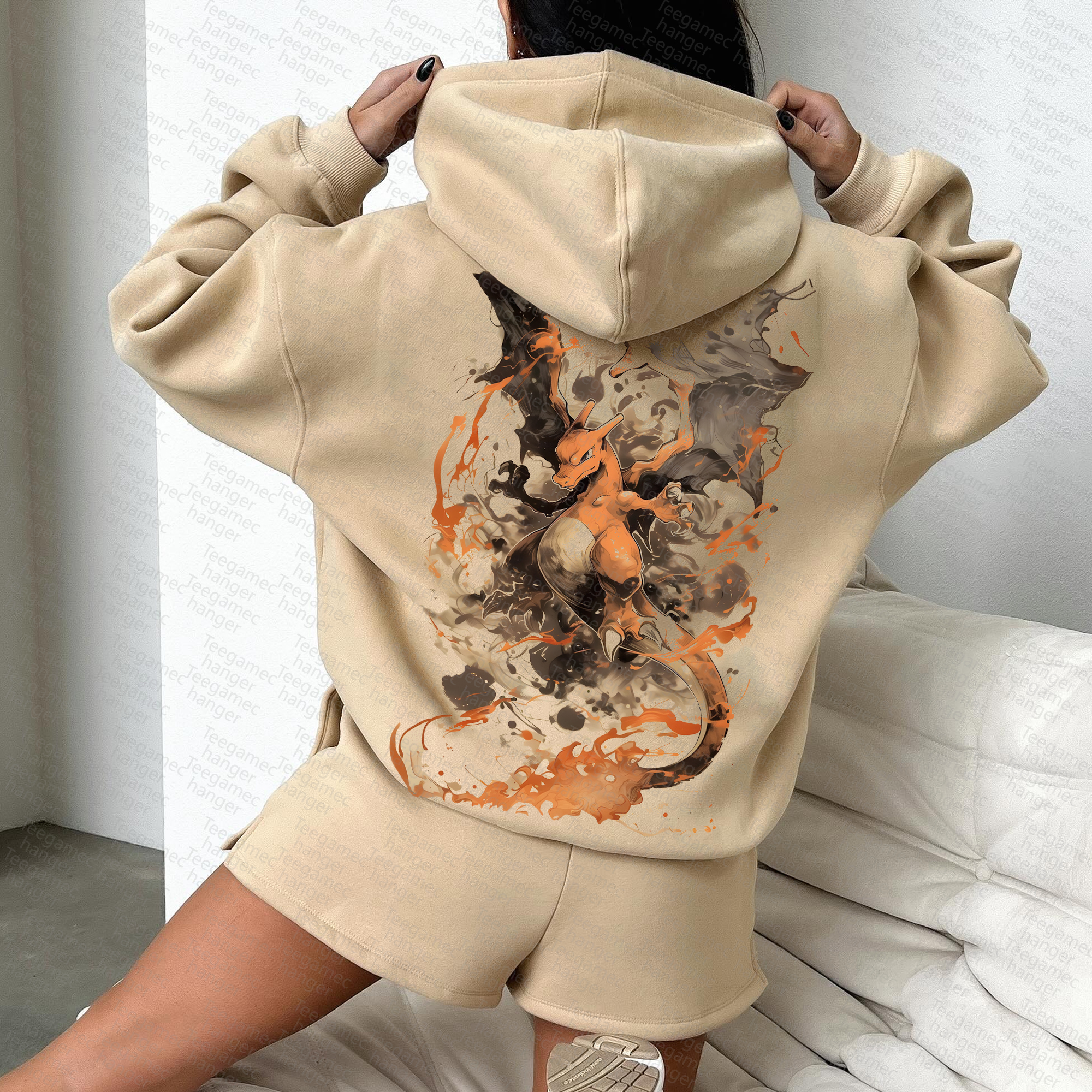 Anime Inspired Vintage Hoodie