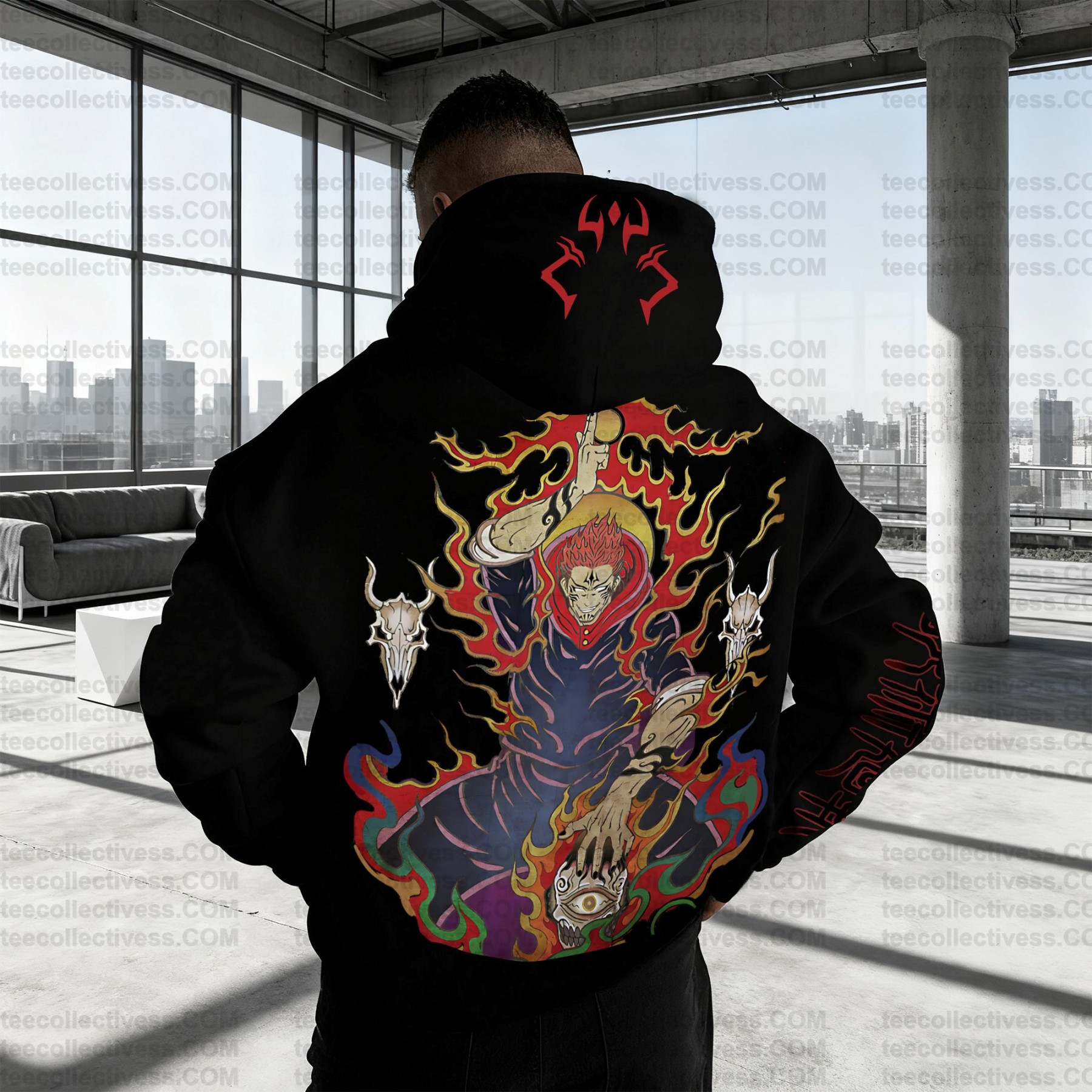 Unisex Anime Graphic Streetwear Vintage Hoodie丨Demon slayer