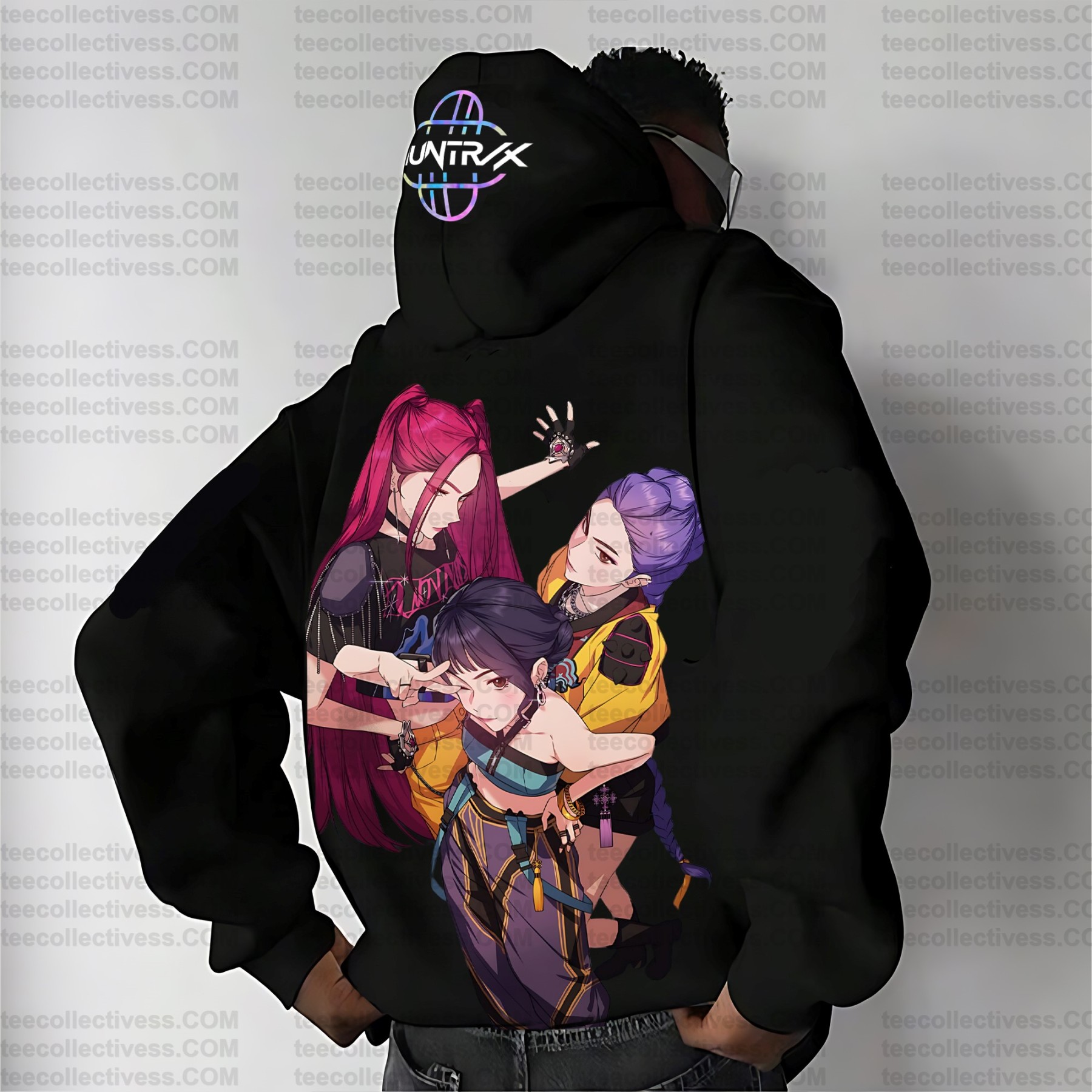 Unisex Anime Graphic Streetwear Vintage Hoodie丨Demon slayer