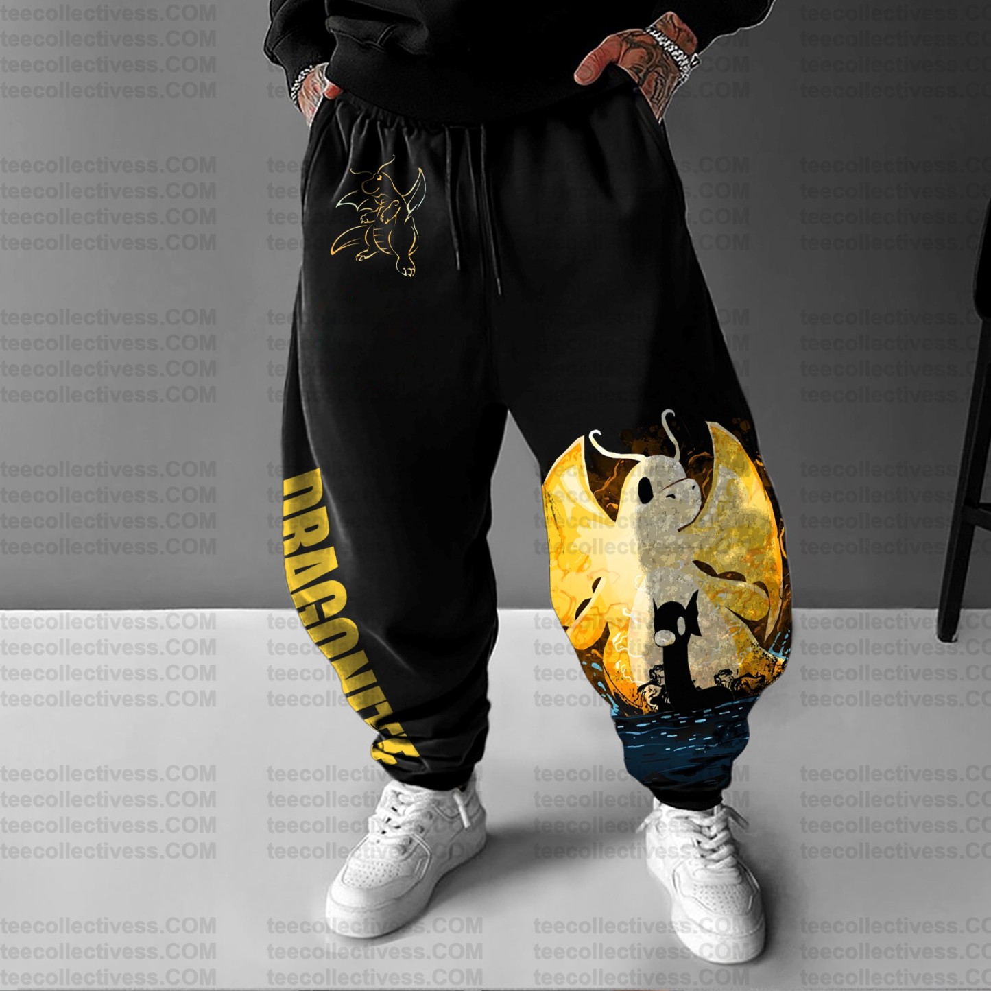 Unisex Anime Inspired Vintage Pants丨Demon Slayer X Pokémon