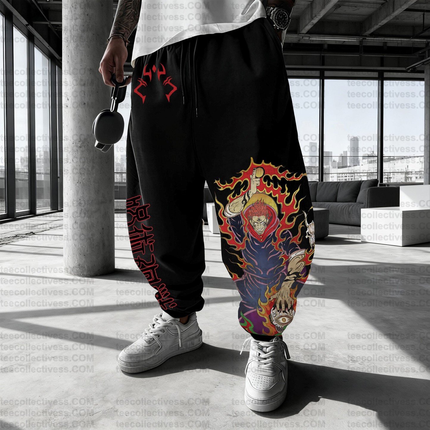 Unisex Casual Anime Streetwear Pants