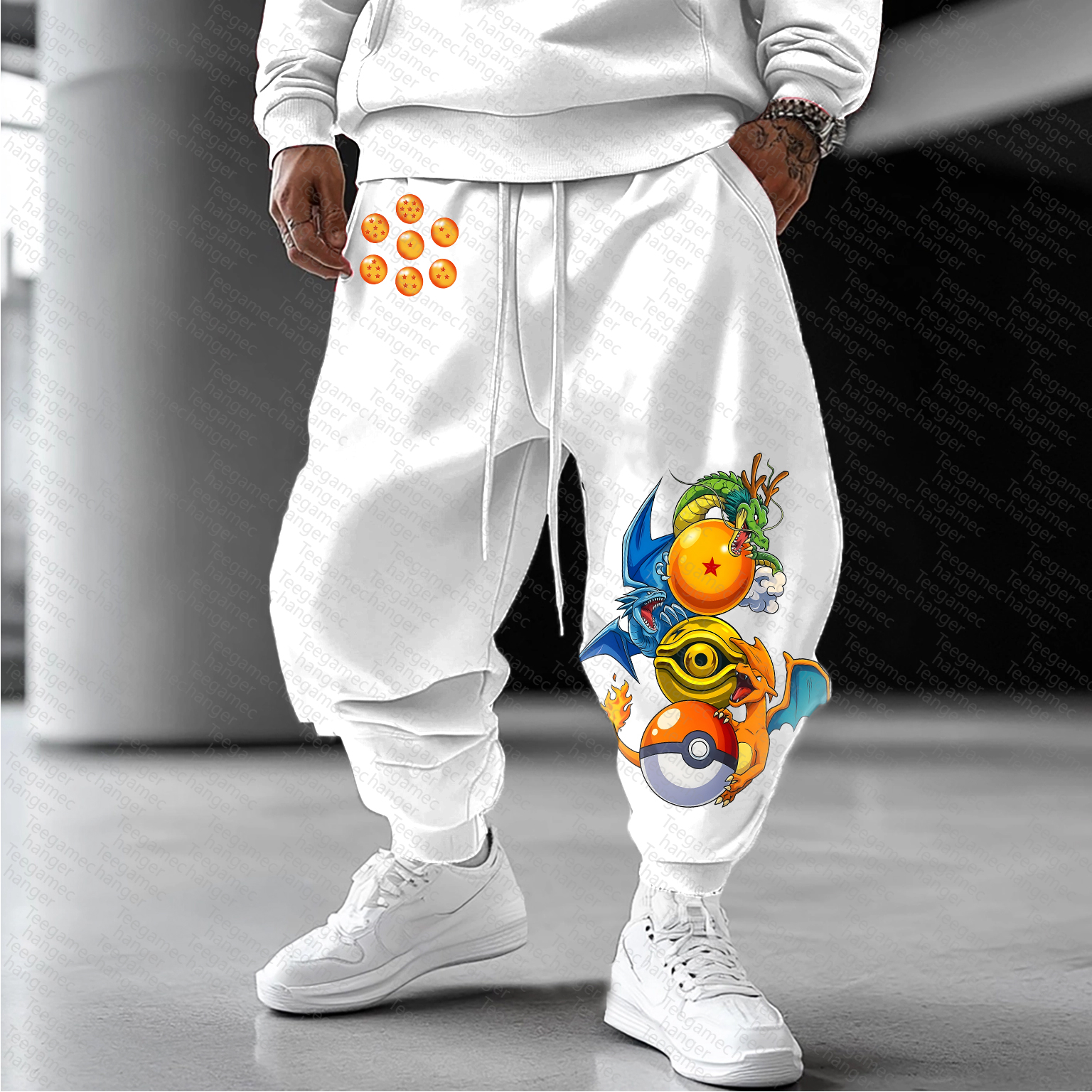 Unisex  Casual  Streetwear Pants