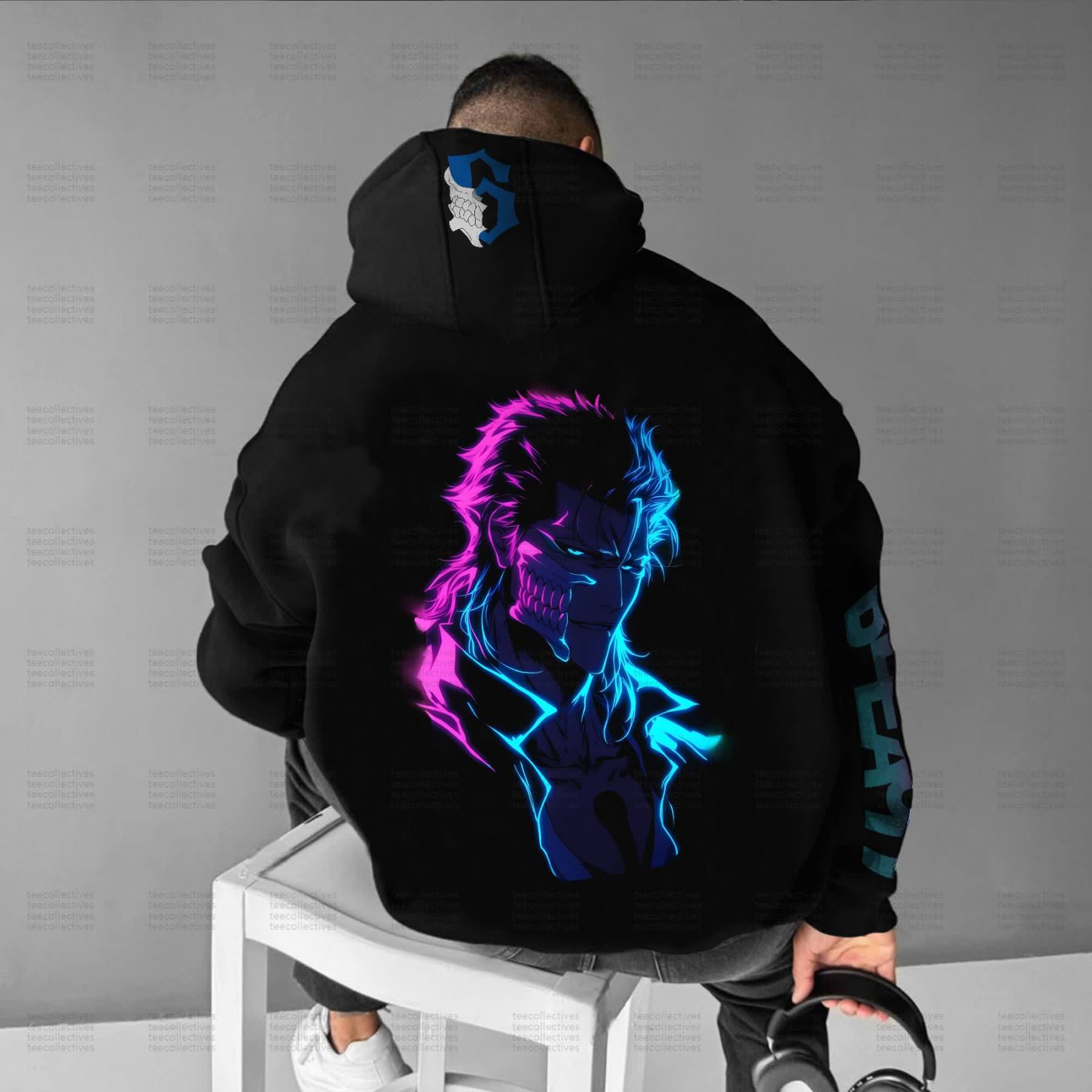 Unisex “Bleach” Anime Graphic Streetwear Vintage Hoodie