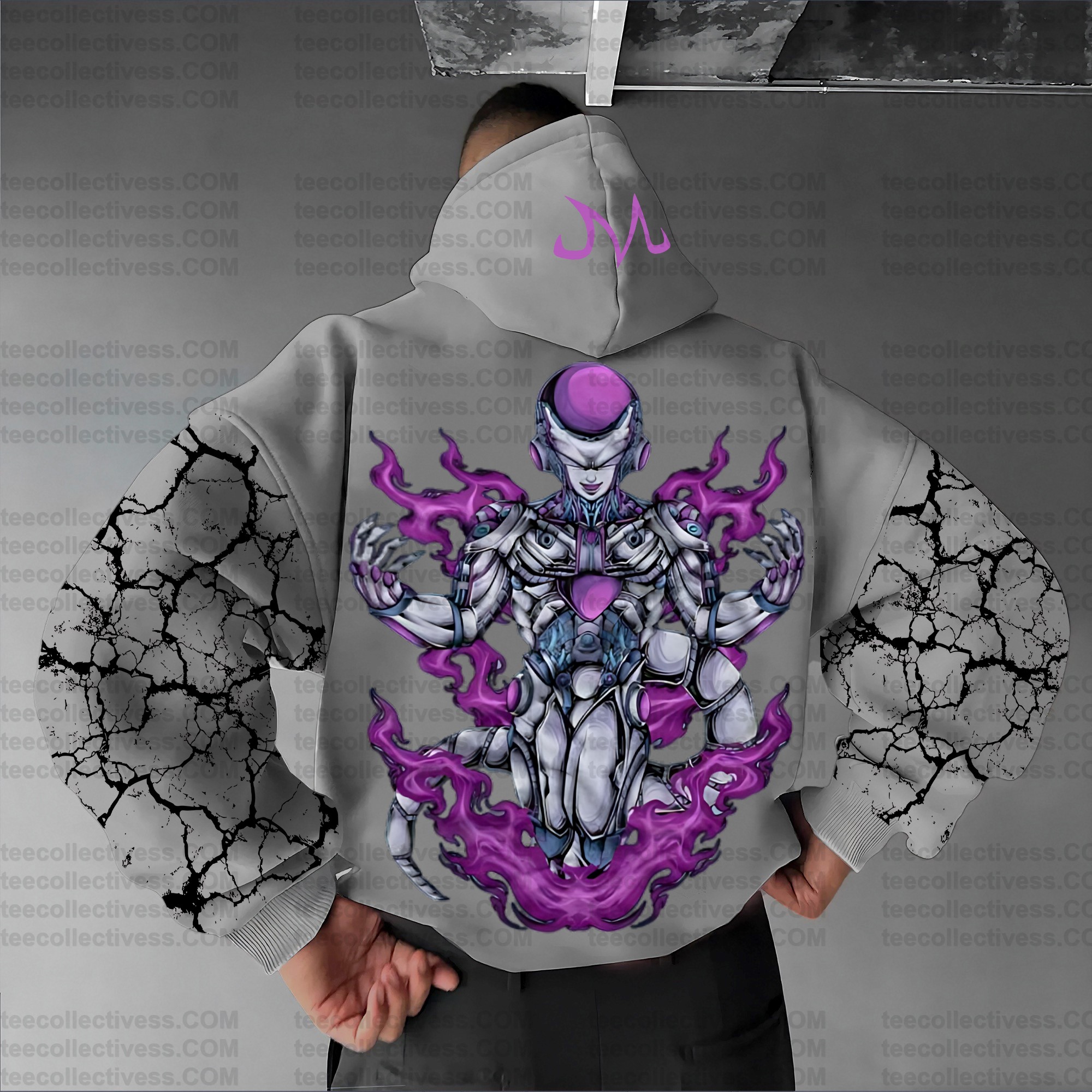 Plus Velvet Unisex Anime Graphic Streetwear Vintage Hoodie