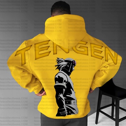 Plus Velvet Unisex Anime Graphic Streetwear Vintage Hoodie