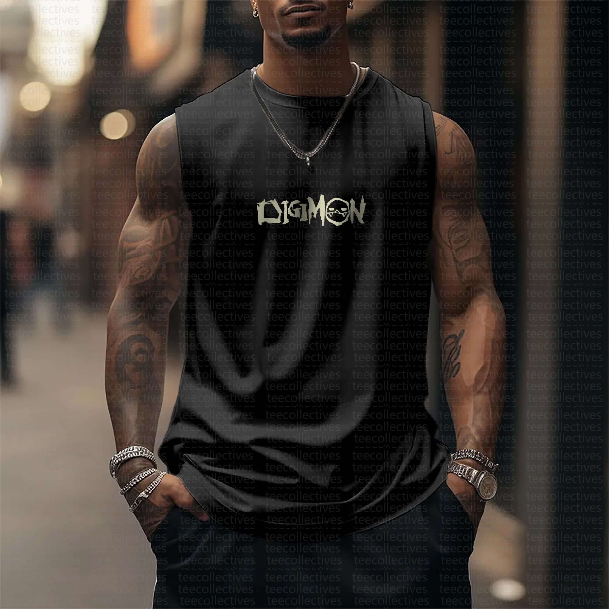 Unisex  “Digimon” Casual Anime  Tank Top