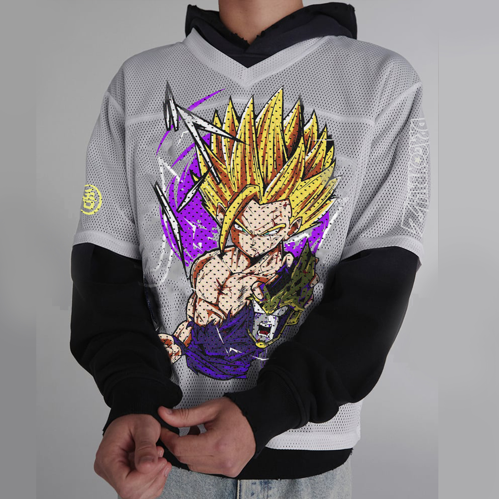 Unisex  “DRAGON BALL” Anime Style Retro I Mesh T-Shirt