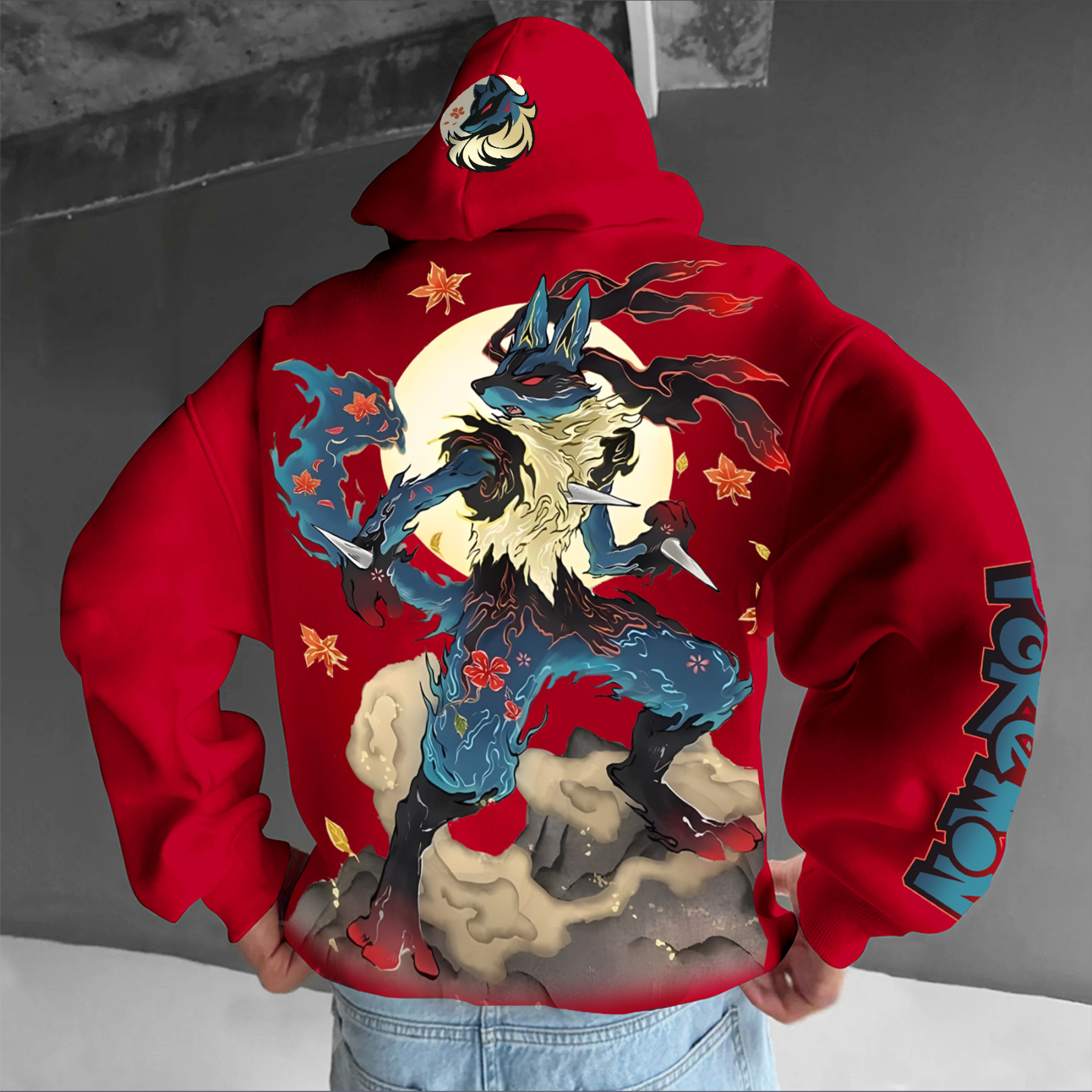 Unisex Oversized Anime Print Hoodie | One Piece