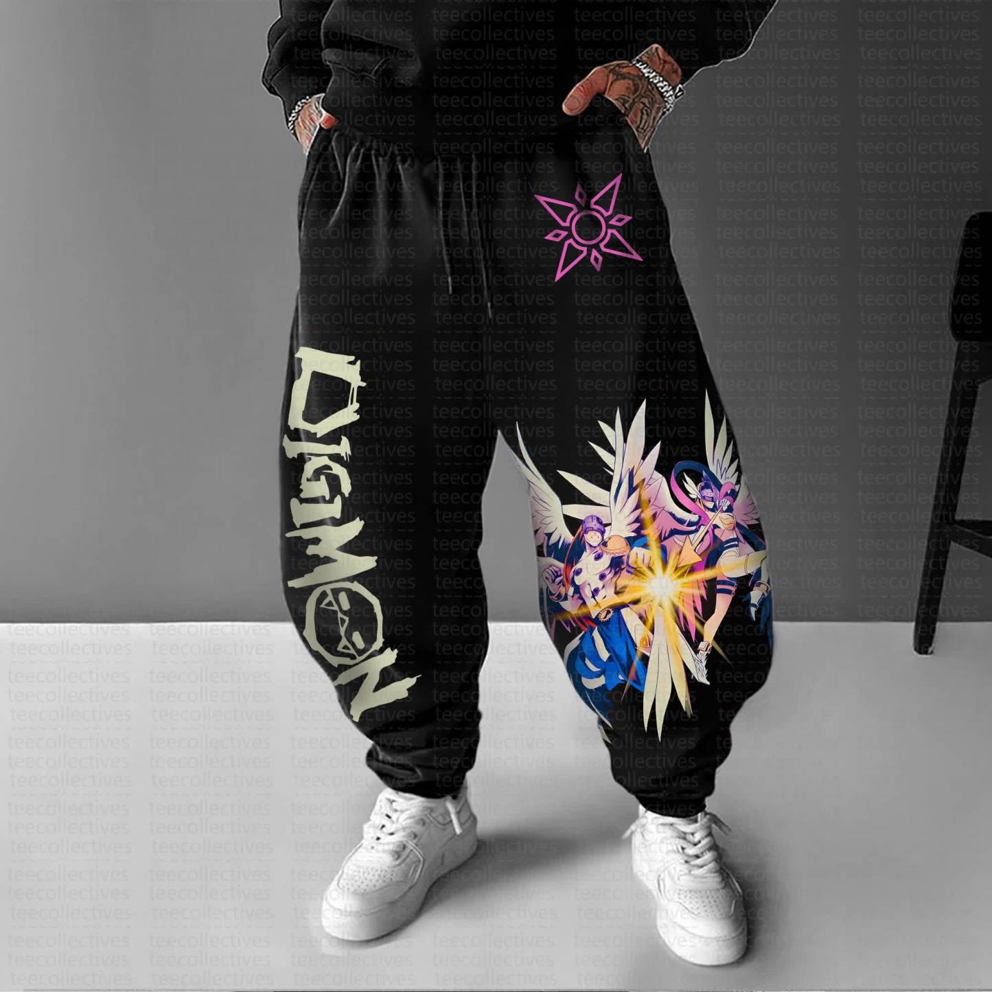 Unisex Anime Inspired Vintage Pants丨Demon Slayer X Pokémon