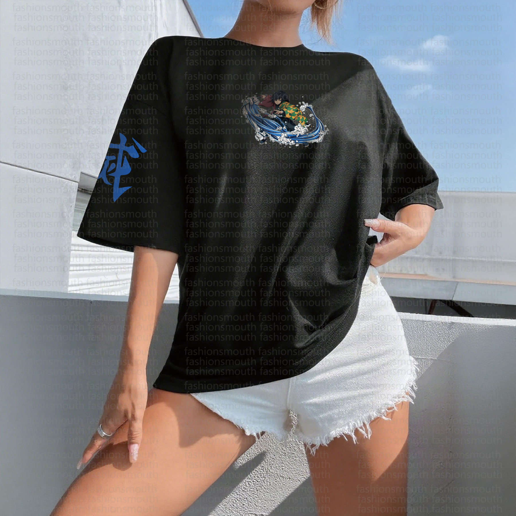 "Demon Slayer" Anime Inspired Vintage T-Shirt