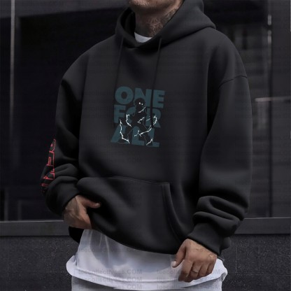 Unisex Anime Graphic Streetwear Vintage Plush Hoodie