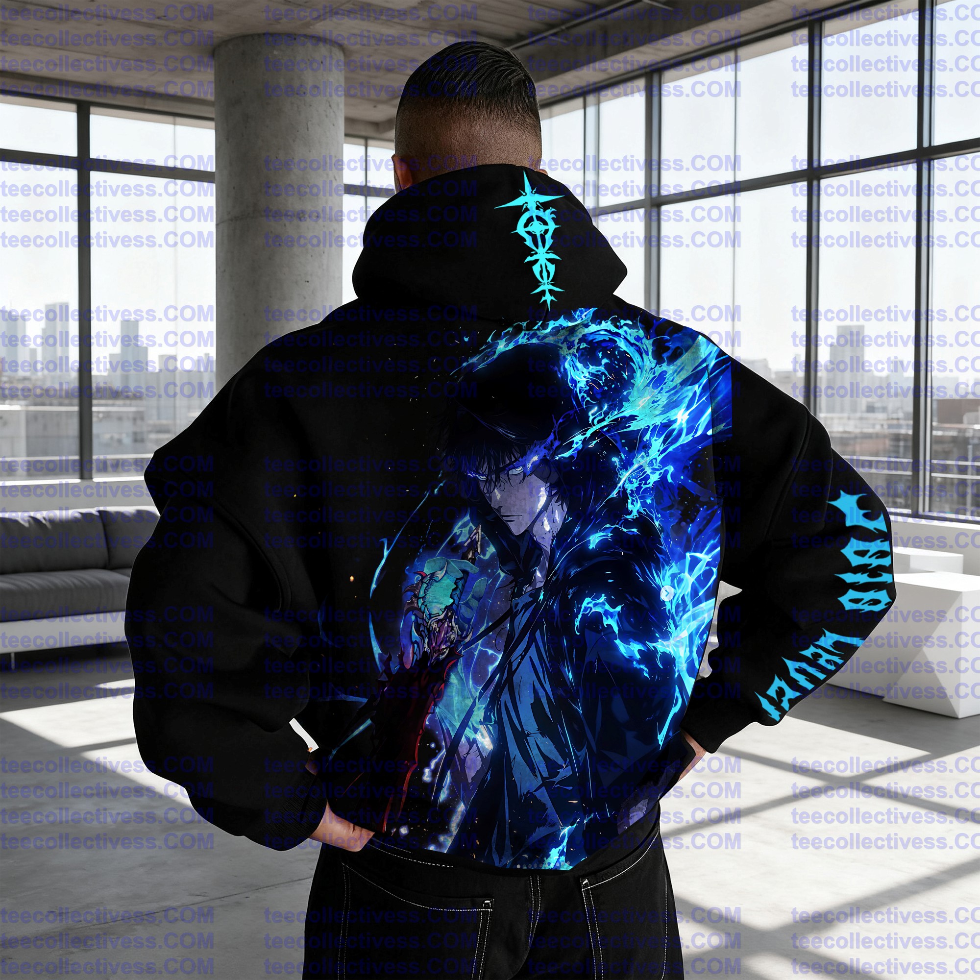 Unisex Anime Graphic Streetwear Wintage Plush Hoodie