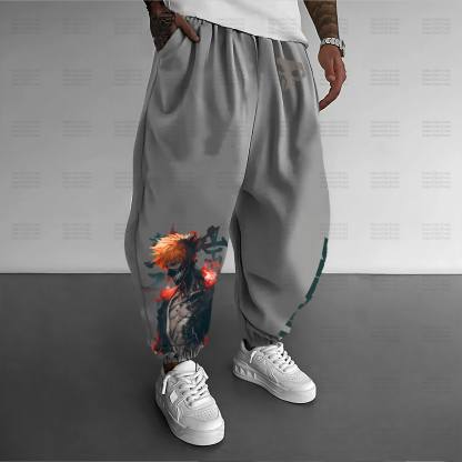 Unisex Anime Inspired Vintage Pants丨Bleach