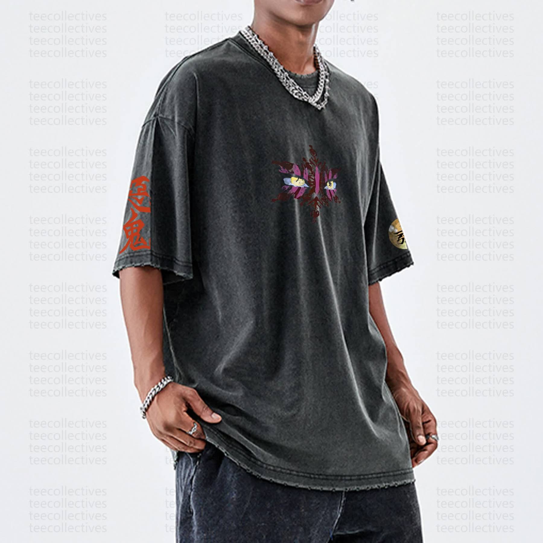 Demon Slayer Vintage Washed Unisex T-Shirt