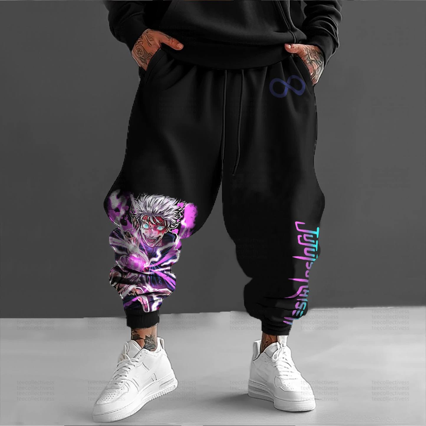 Unisex Anime Inspired Vintage Pants丨Demon Slayer X Pokémon