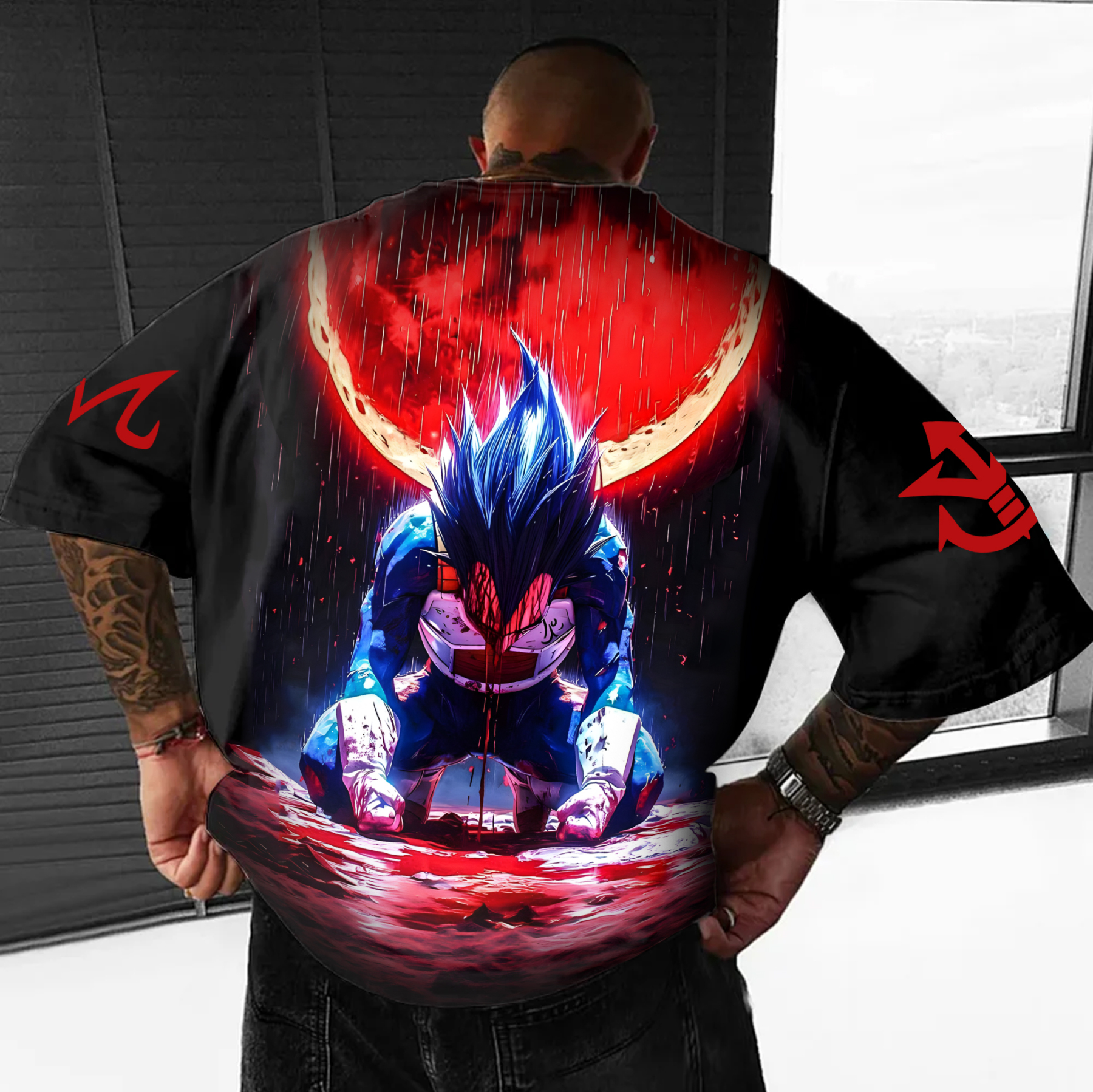 Unisex Anime Inspired Vintage T-Shirt | Dragon Ball--Vegeta